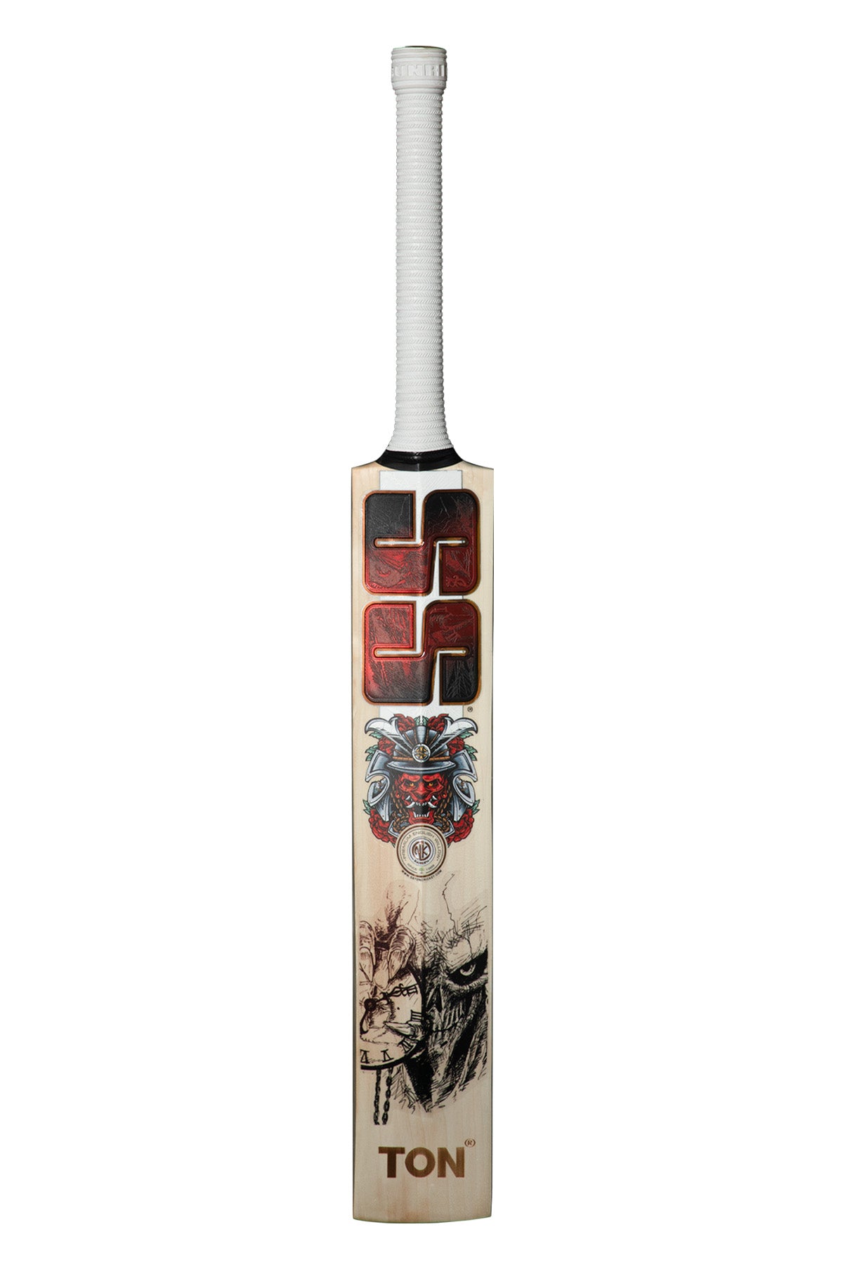 SS Devil Red English Willow Cricket Bat SH - SportsHQ