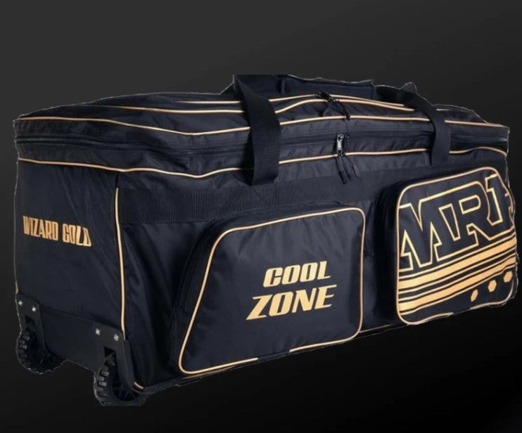 MRF WIZARD GOLD WHEELIE KITBAG - SportsHQ