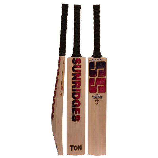 SS Vintage Finisher 7 English Willow Cricket Bat SH - SportsHQ