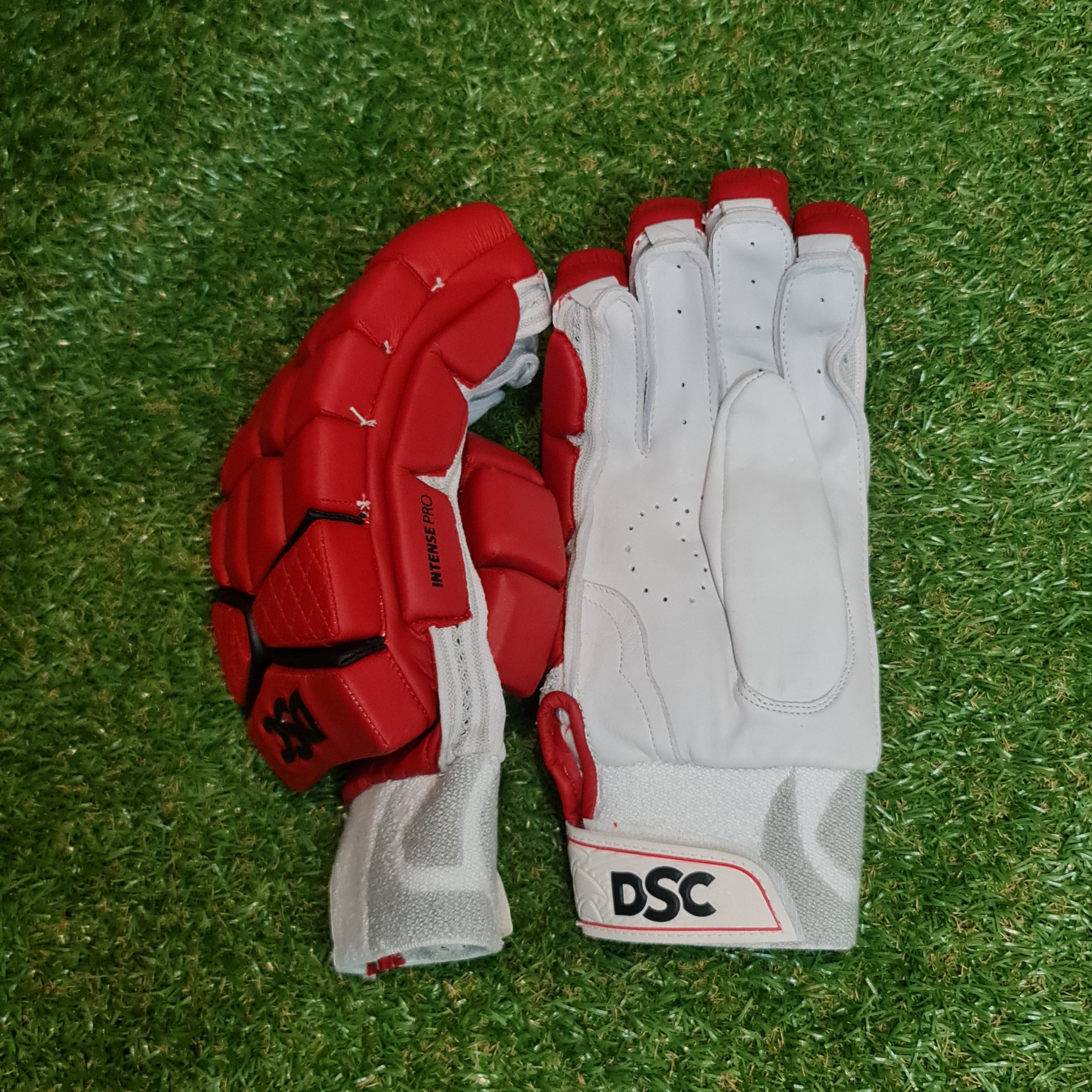 DSC INTENSE PRO BATTING GLOVES RED – MENS - SportsHQ
