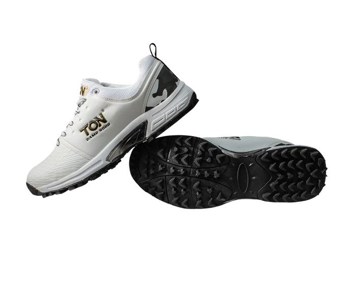 SS Ton Camo Cricket Shoes – Black/White - SportsHQ