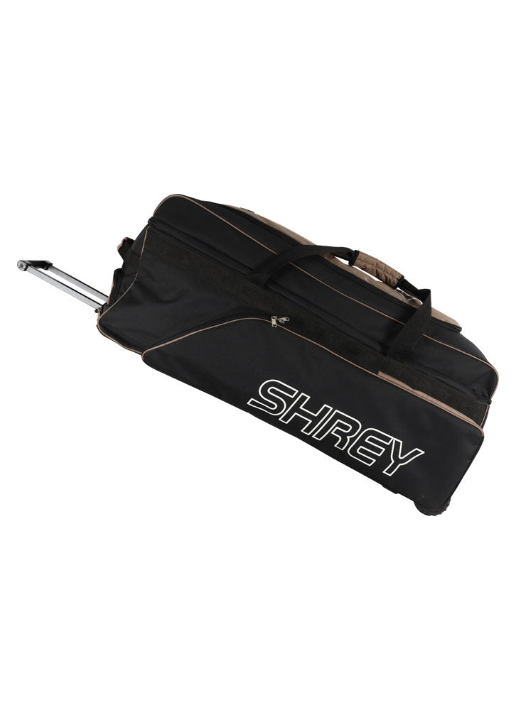 SHREY BLACK/KHAKI PERFORMANCE WHEELIE BAG - SportsHQ