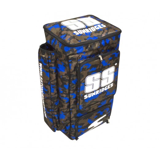 SS TON CAMOUFLAGE DUFFLE CRICKET KITBAG – BLUE - SportsHQ