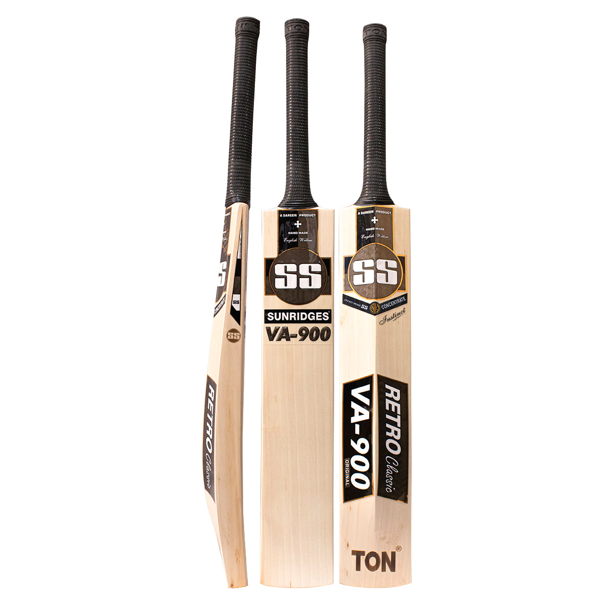 SS VA-900 RETRO INSTINCT ENGLISH WILLOW CRICKET BAT- SH - SportsHQ
