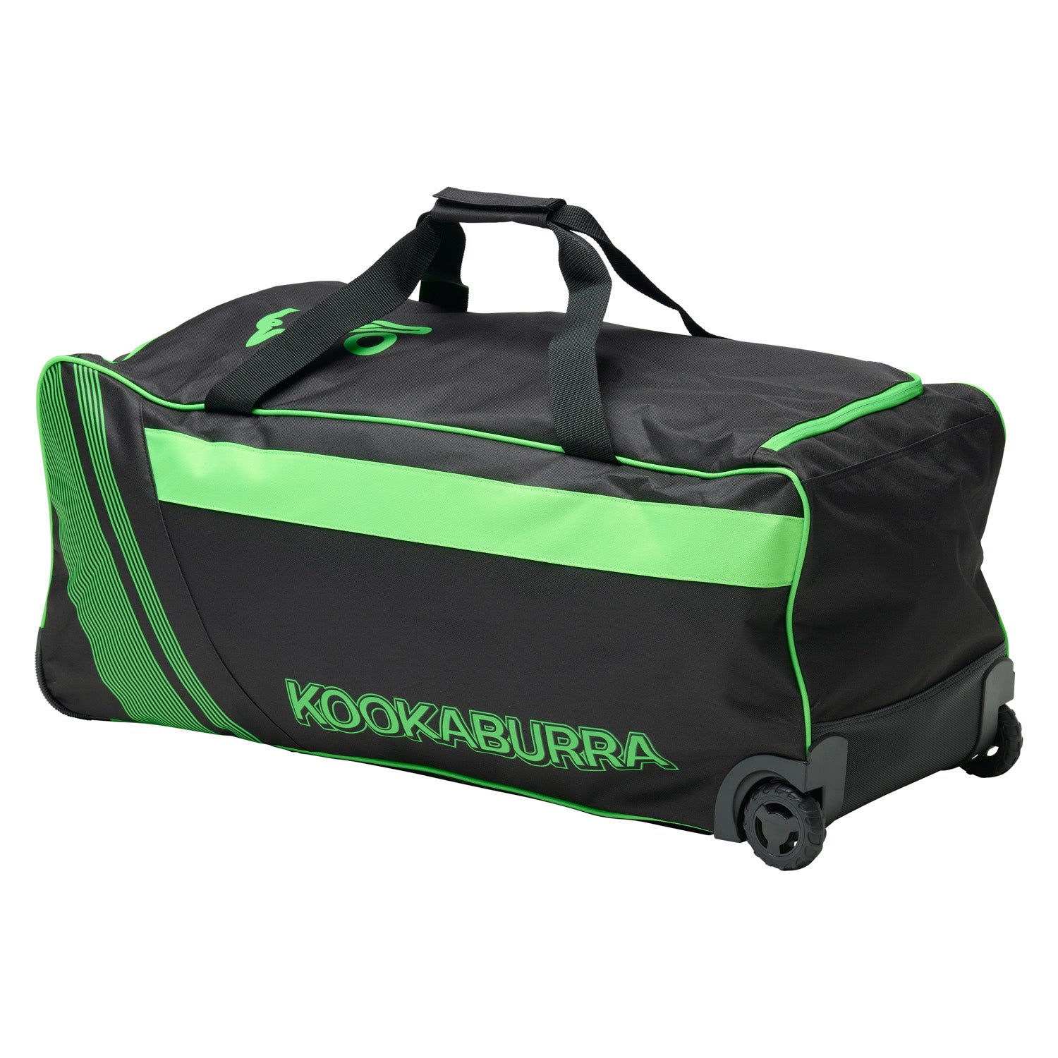 KOOKABURRA PRO 3.0 WHEELIE KITBAG - BLACK/LIME