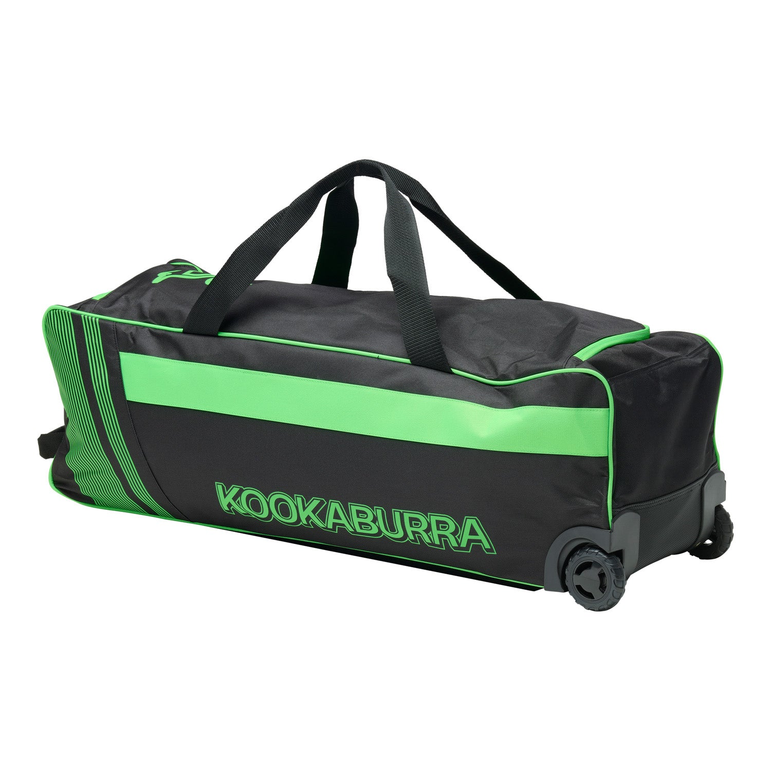 KOOKABURRA PRO 5.0 WHEELIE KITBAG - BLACK/LIME