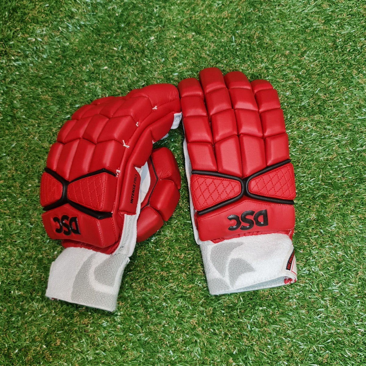DSC INTENSE PRO BATTING GLOVES RED – MENS - SportsHQ