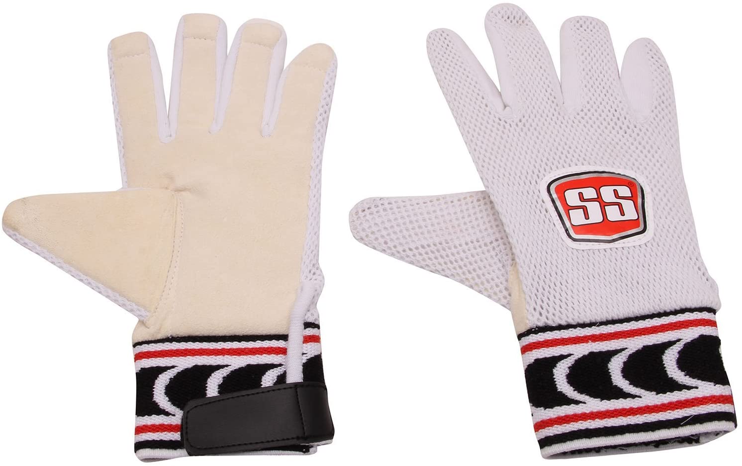 SS SUPER TEST WICKET KEEPING GLOVES INNER (CHAMOISE PADDED)