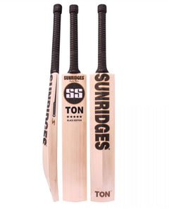 SS Retro Black Edition English Willow Cricket Bat – SH - SportsHQ