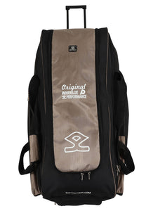 SHREY BLACK/KHAKI PERFORMANCE WHEELIE BAG - SportsHQ