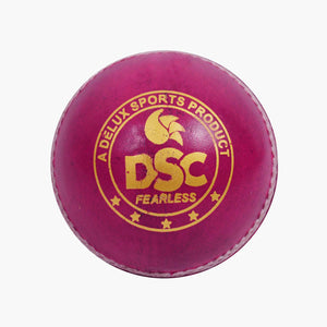 DSC Red Dot Leather Cricket Ball – 4 Piece – 156gm – Pink - SportsHQ